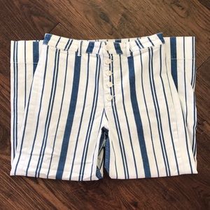 Anthropologie Striped Pants